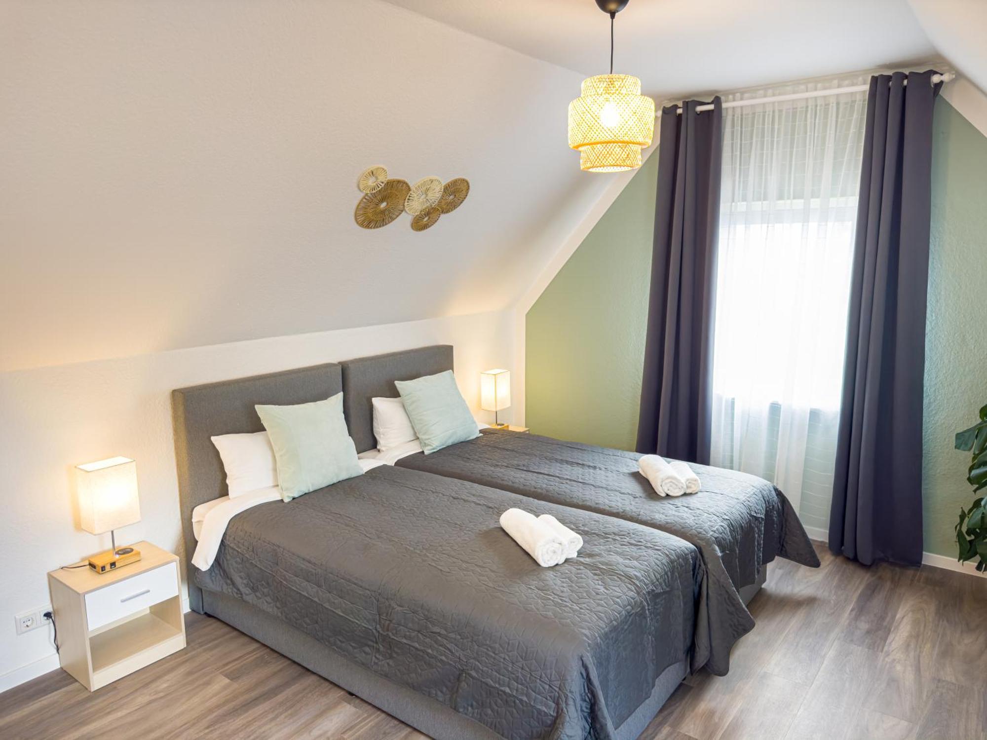 Apartment Immostay M#6 Maisonette- Apartment, Wifi & Parken, Parkanlage, 4k Tv